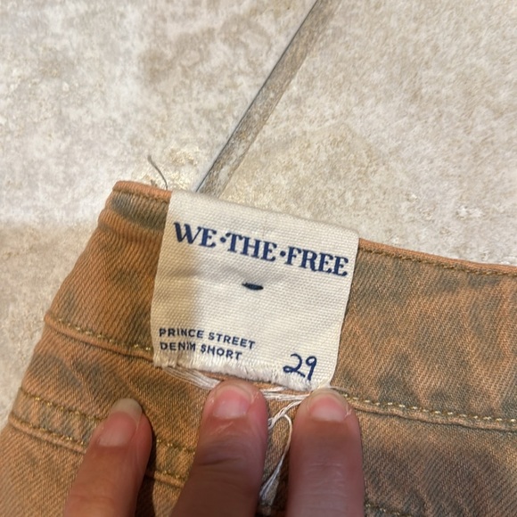 NEW! Free People We the Free Prince Street Denim Shorts 29 Skort - Picture 8 of 10